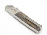 Mcusta Bamboo Custom "Blade Show 2017" Rainbow Damascus Folding Pocket Knife