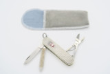 VICTORINOX CLASSIC BARLEYCORN 925 STERLING SILVER SWISS ARMY FOLDER POCKET KNIFE