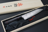 Kanetsune Seki Japan KC-813 Namishibuki Santoku Damascus 180mm Kitchen Knife