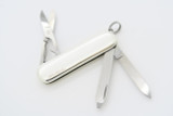 Victorinox Classic Smooth 925 Sterling Silver Swiss Army Folding Pocket Knife