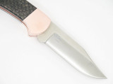 Copper S35VN Buck 112 Ranger Folding Hunter Knife Custom Limited BCCI 0112CFSCC