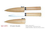 Kanetsune Seki Japan KC-075 Stainless 93mm Cherry Kitchen Cutlery Fruit Knife