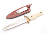 Vtg Ka-bar Cleveland Oh 2750 Seki Japan Dagger Fixed 5" Blade Knife & Sheath