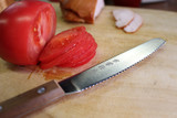 Kanetsune Seki Japan KC-343 AUS-8 Stainless Steel 110mm Serrated Kitchen Knife