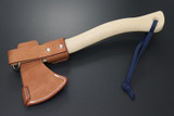 Kanetsune Knives Seki Japan KB-158 Danro White Oak Wood Handle Hatchet Axe