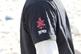 Kanetsune Logo Seki Japan K-903 Large Black Cotton T-Shirt Knife Fan Gear