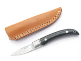 Vtg Seki Cut Micarta Small Fixed 2 1/4" 440-A Stainless Blade Knife By Hiro
