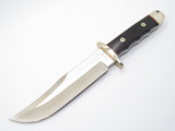 Vtg A.G. Russell 2000 Tak Fukuta Seki Japan Wood Bowie AUS8 Fixed Hunting Knife