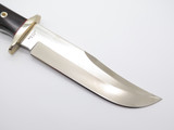 Vtg A.G. Russell 2000 Tak Fukuta Seki Japan Wood Bowie AUS8 Fixed Hunting Knife
