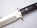 Vtg A.G. Russell 2000 Tak Fukuta Seki Japan Wood Bowie AUS8 Fixed Hunting Knife