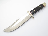 Vtg A.G. Russell 2003 Tak Fukuta Seki Japan Wood Bowie AUS8 Fixed Knife Blem