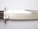 Vtg A.G. Russell 2003 Tak Fukuta Seki Japan Wood Bowie AUS8 Fixed Knife Blem