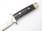 Vtg A.G. Russell 2003 Tak Fukuta Seki Japan Wood Bowie AUS8 Fixed Knife Blem