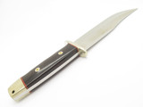 Vtg A.G. Russell 2004 Tak Fukuta Seki Japan Wood Bowie AUS8 Fixed Hunting Knife