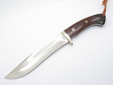 AG Russell 2002 Seki Japan AUS-8 Micarta Fixed Machete Bowie Camp Hunting Knife