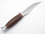 Vtg Ka-bar Cleveland OH 1233 Seki Japan Small Fixed Blade Hunting Knife Round
