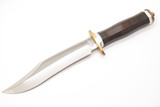 Vintage C Jul Herbertz German Rostfrei Large Fixed Blade Bowie Hunting Knife