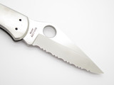 Vtg Spyderco C05 Standard Seki City Japan Stainless Folding Pocket Knife Blem