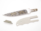 Vtg Junglee 2000 ATS-34 Seki Japan Tak Fukuta Fixed Knife Making Blade Blank
