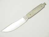 Vtg 1990 Colonel Coon USA Unfinished Fixed Blade Craft Knife Blank Making Part