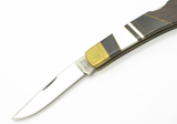 Vintage Camillus Usa Sword Brand MOP and Black Onyx Small Folding Pocket Knife