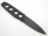 Vtg Boker 556-B Bud Nealy MCS Solingen Germany Fixed Blade Knife Black 440C G10