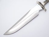 Vtg Tak Fukuta Grizzly Seki Japan Fixed Fighting Bowie Knife Blade Blank