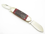 1997 Smith & Wesson 0710 USA Red Bone Toenail Sunfish Folding Pocket Knife