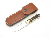 Custom Mike Irie USA Sambar Stag CPM 154 Dagger Fixed Blade Hunting Knife