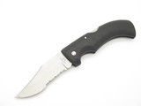 Vintage 1999 Gerber Portland OR USA 650 Serrated Gator Rubber Folding Hunter Lockback Knife