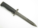 Vtg J&D Tool Co Korean War USM Marines Fixed Blade Fighting Knife & Scabbard