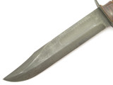 Vtg Ka-Bar USN Mark 2 WWII Navy Fixed Blade Fighting Knife & Scabbard