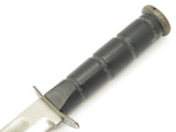 Vtg Theater Ka-Bar USN Mark 2 WWII Trench Art Navy Fixed Blade Fighting Knife