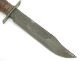 Vtg 1960-61 Vietnam Camillus New York US Fixed 6" Blade Pilot Survival Knife