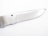 Vtg Boker Magnum Seki Japan Fukuta Fixed Drop Point Hunting Knife Blade Blank