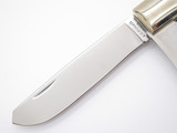 Vtg 2003 AG Russell Seki Japan AUS-8 Jumbo Guthook Trapper Folding Pocket Knife