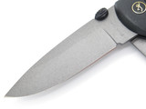 Vtg Browning 608 Kodiak FDT Seki Japan Black Guthook Folding Hunter Knife
