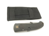 Vtg Browning 608 Kodiak FDT Seki Japan Black Guthook Folding Hunter Knife