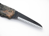 Vtg Browning 645 Kodiak FDT Seki Japan Saw Folding Hunter Lockback Knife