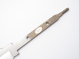 Vtg Tak Fukuta Seki Japan AUS8A 4.5" Hunting Fixed Knife Making Blade Blank
