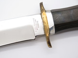 Vtg C Jul Herbertz German Rostfrei Mirror Med. Fixed Blade Bowie Hunting Knife