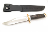 Vtg C Jul Herbertz German Rostfrei Mirror Med. Fixed Blade Bowie Hunting Knife