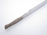Vtg Explorer Seki Japan Fukuta 15" Bowie AUS8 Fixed Knife Making Blade Blank