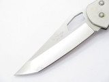 Vtg Seki Cut SC-145 Burlwood Folding Pocket Knife ATS-34 Tanto By G. Sakai