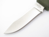 Vtg Tak Blade Fukuta Seki Japan Green Rubber AUS-8 Fixed 4" Blade Hunting Knife