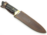Vtg Muela Corzo Buffalo Horn Stainless Spain Hunting Fixed 7" Blade Knife