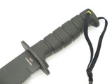 Vtg Ontario Spec Plus Raider Bowie SP-10 Survival Fixed Blade Bowie Knife Sheath