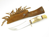 Vtg Hen & Rooster Bertram 542 Solingen Germany Fixed 6" Blade Hunting Knife