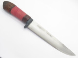 Takeshi Saji Sharkskin Japan Handmade Custom White Steel Damascus Fixed Knife