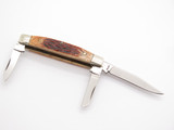 Vtg Browning 341 Imai Seki Japan Bone AUS-8A Folding Stockman Pocket Knife Gappy